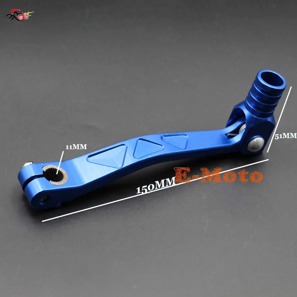 Синий алюминиевый складной рычаг переключения передач для XR CRF 50 70 100 125