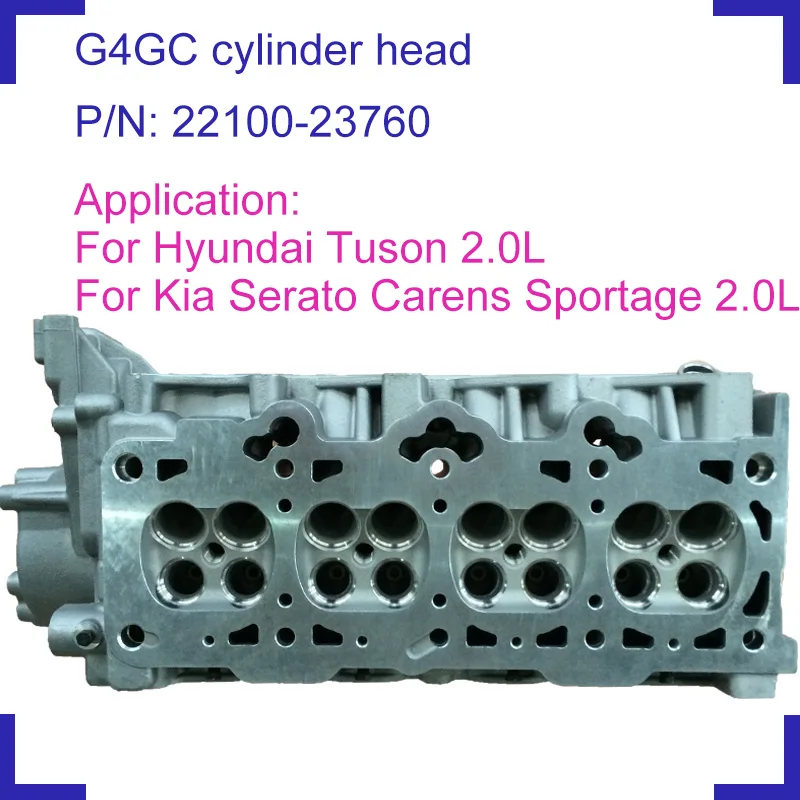 

For Hyundai Tuson Kia Carens Cerato Spectra 1975 2.0 cc G4GC Engine bare naked cylinder head 22100-23760 2210023760 22100 23760