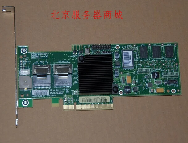 RaidStorage Avago LSI MegaRAID SAS 8708EM2 LSI00180 8 портов SFF8087 256 МБ кэш PCI E X8 RAID5.6.1.0 мини карты