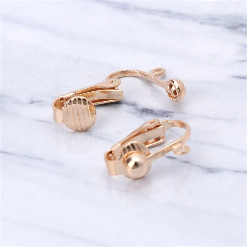 10 шт клип на серьги конвертер с простой открытой петлей без пирсинг для уха