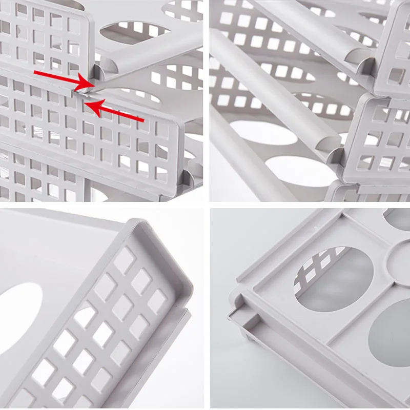 5 шт. стеллаж для хранения одежды выдвижного ящика доска складывания легко папка