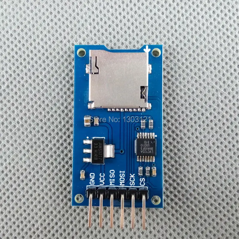 Карта Micro Sd мини TF card reader модуль SPI интерфейсы с чип преобразователь уровня для