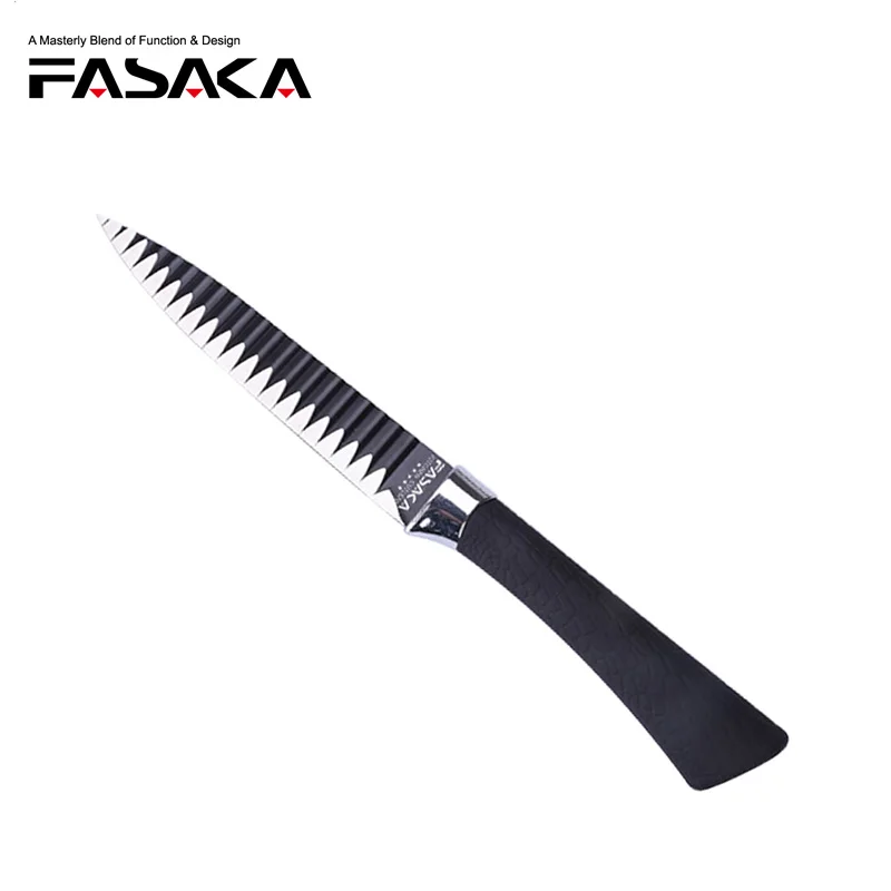 FASAKA Top Grade Stainless Steel 3CR13 Kitchen Knife 5''Utility 5''Kitchen Cutting Special Double Side Grinding Blade Tool | Дом