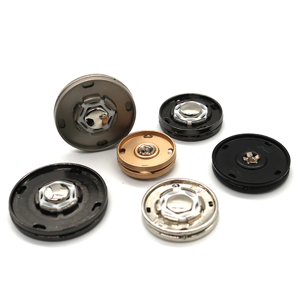 Sanbest модная металлическая невидимая кнопка-застёжка кнопки для шитья кожаные