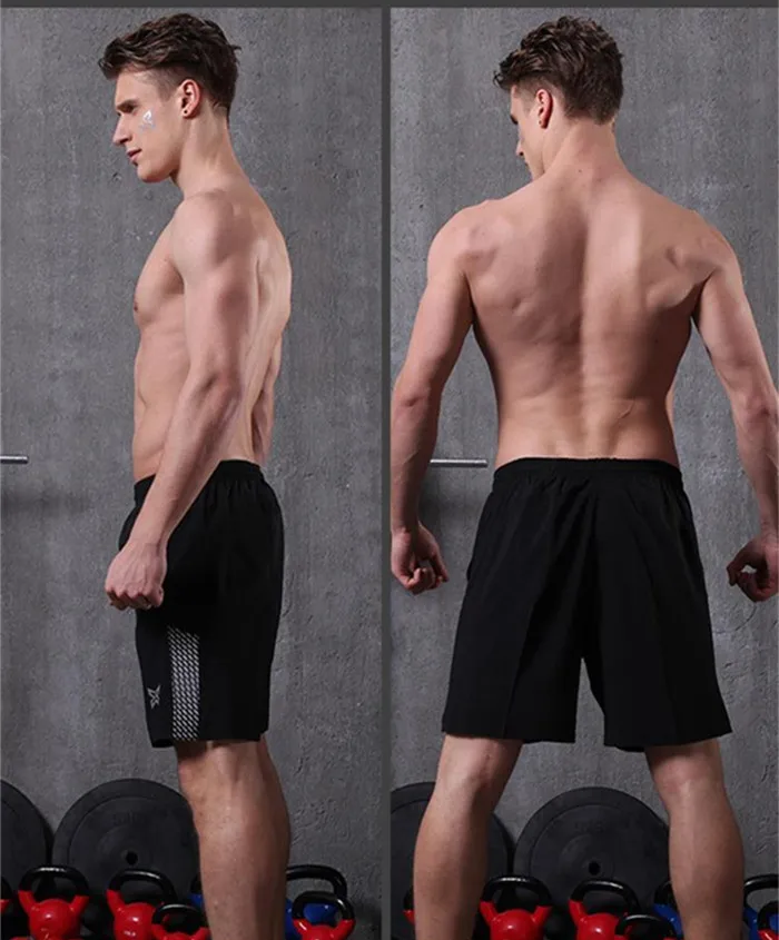 Новейшие мужские спортивные шорты трико для бега футбольные Светоотражающие