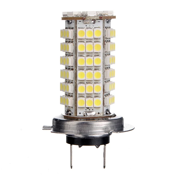 Большая Акция H7 102 LED 3528 SMD Автомобильные фары чисто белые Противотуманные Лампа