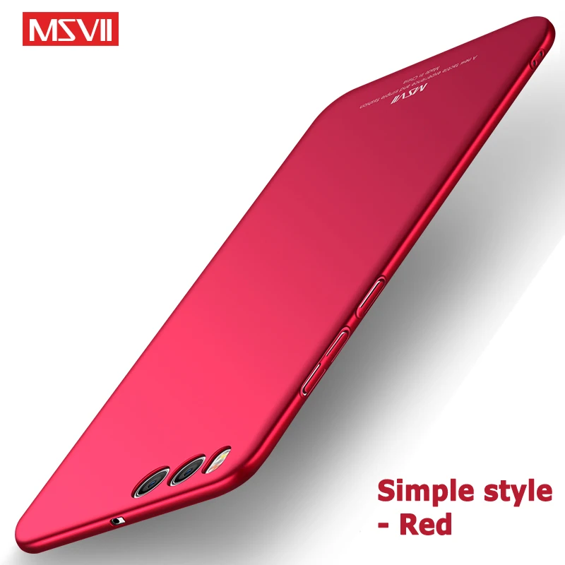 Xiaomi mi Note 2 Чехол Msvii Silm чехол s для Xiaomi mi Note 3 чехол Xio mi Note2 Note3 PC чехол для Xiao mi Note 2 Note 3 чехол s - Цвет: Simple Red
