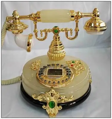 Нефритовый античный телефон/модный офисный звуковой телефон/телефон стиль | Дом