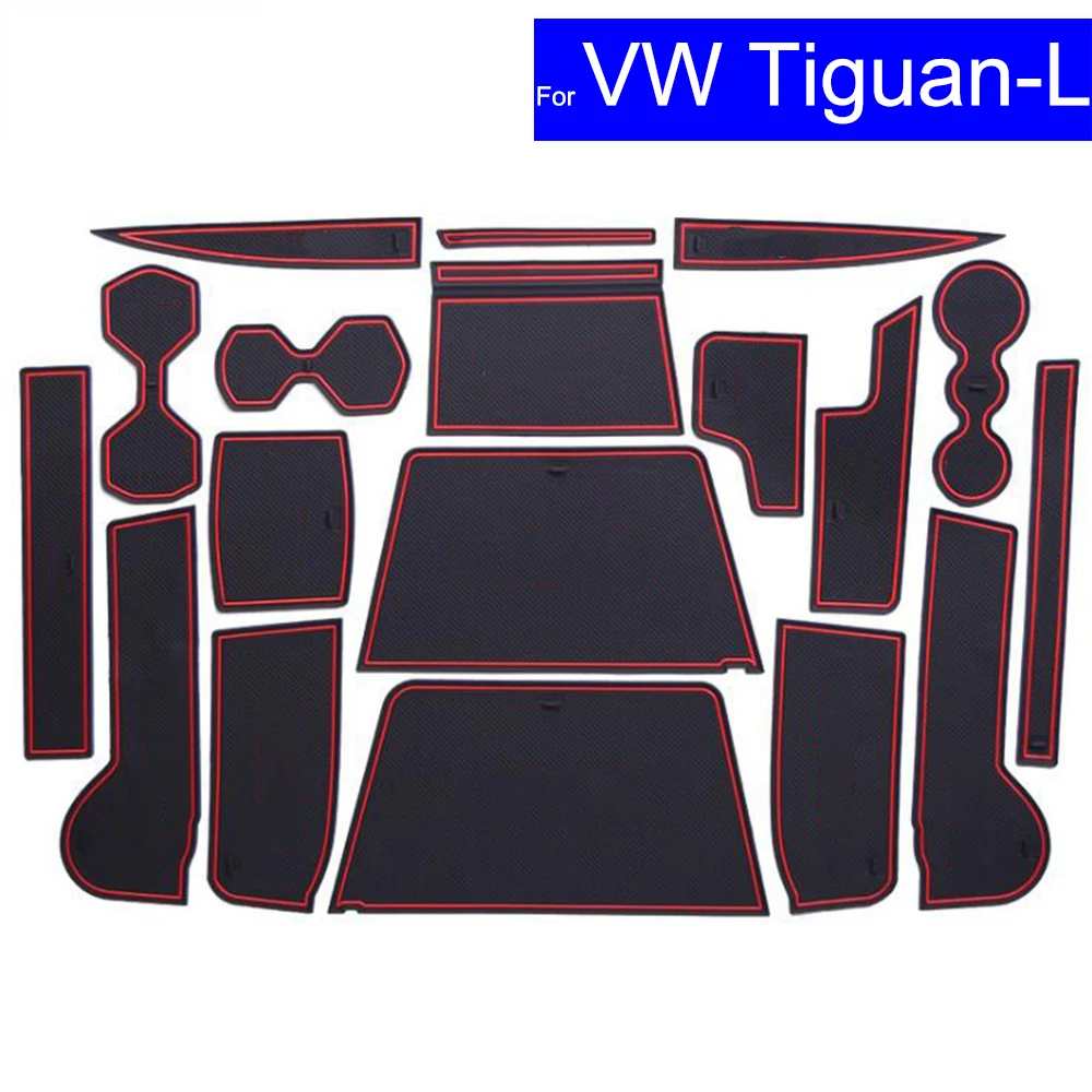 Коврики для автомобильных дверей коврики ковров держатель стакана Volkswagen VW Tiguan L