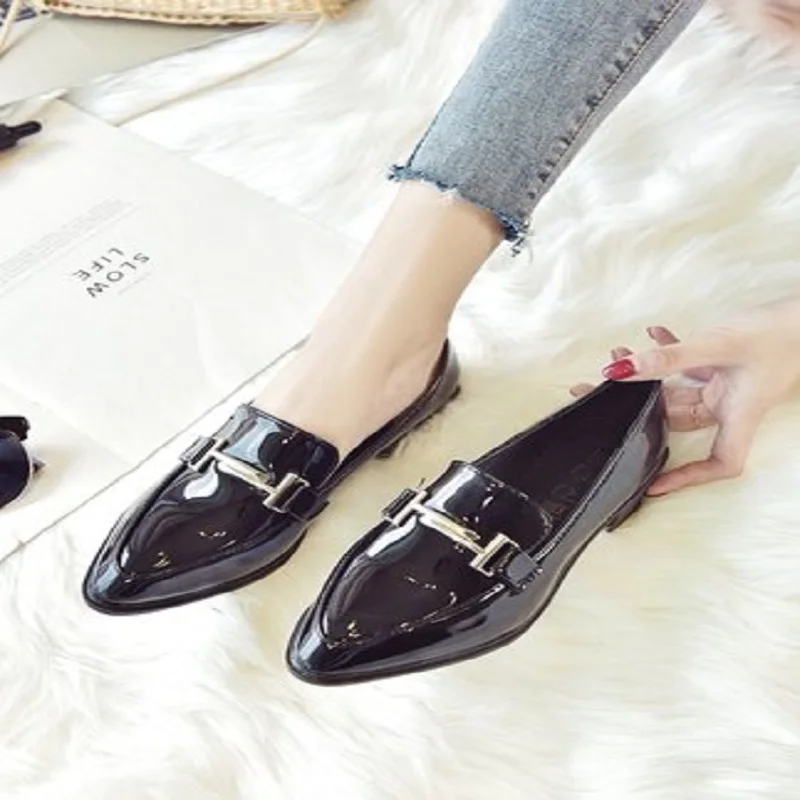 Женская маленькая обувь Новинка 2019 года тонкие туфли с острым носком в стиле