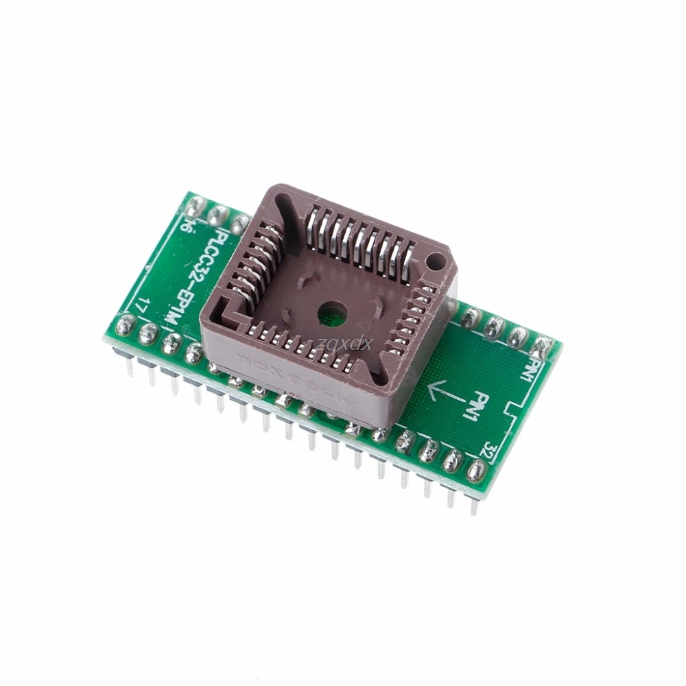 PLCC32 to DIP32 Programmer IC Adapter Test Socket For MCU Seat Module Whosale&ampDropship | Компьютеры и офис
