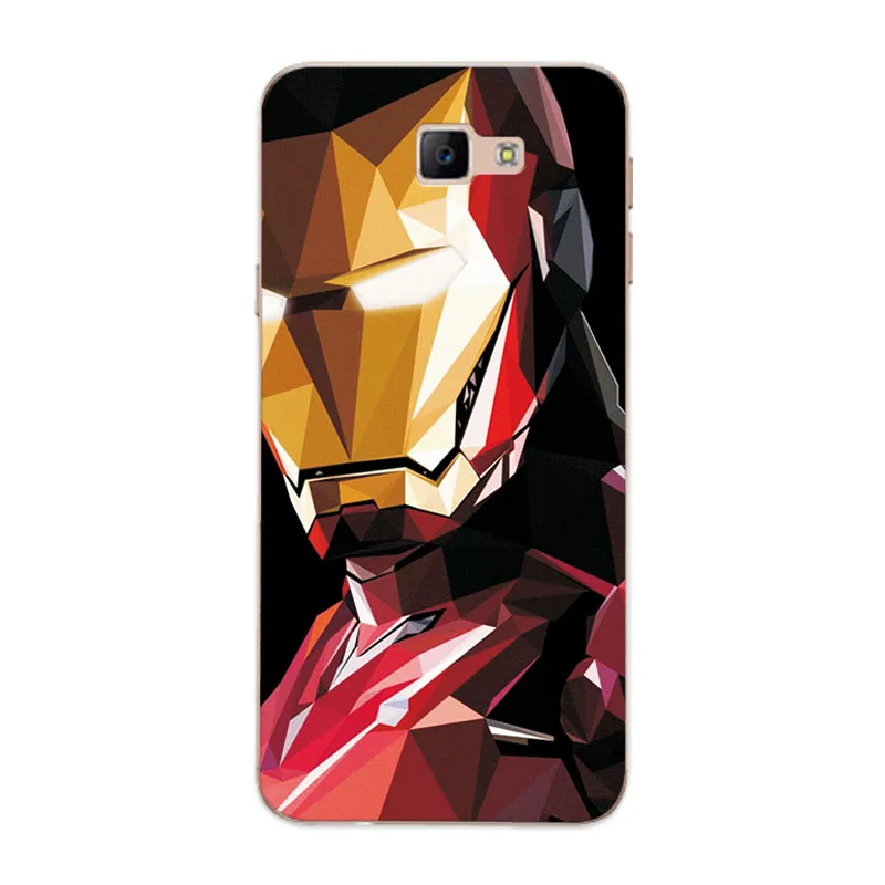 Очаровательный чехол для телефона Marvel Hero Captain America Samsung J5 Prime Железный человек