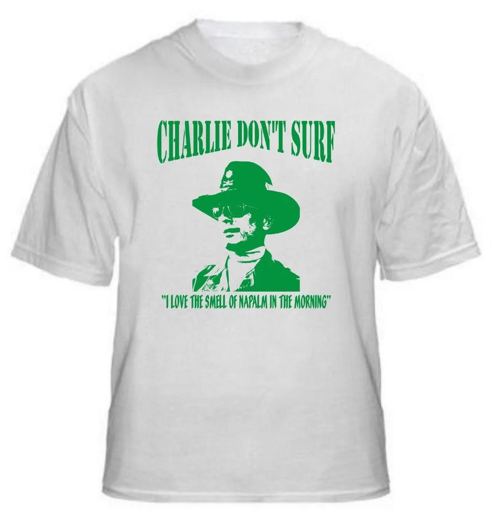 Апокалипсис сейчас футболка Чарли не серфинг культовый фильм Вьетнам Килгор