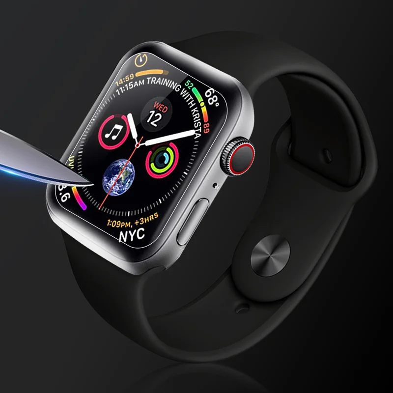 Защитная пленка для экрана с полным покрытием из закаленного стекла I Watch 4 40 мм
