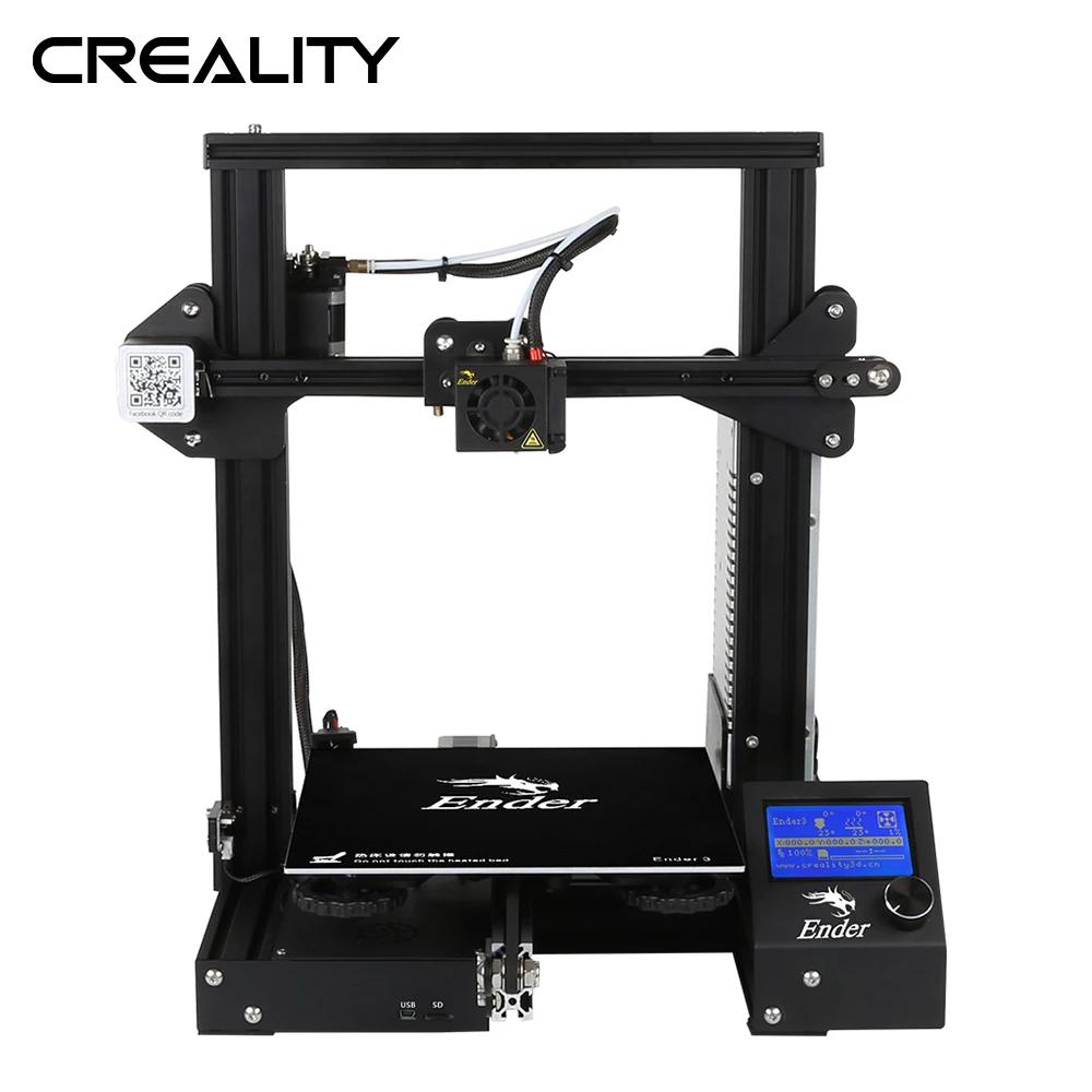 Creality 3D Ender-3/Ender-3X открытая сборка принтер поверхности платформы отключение