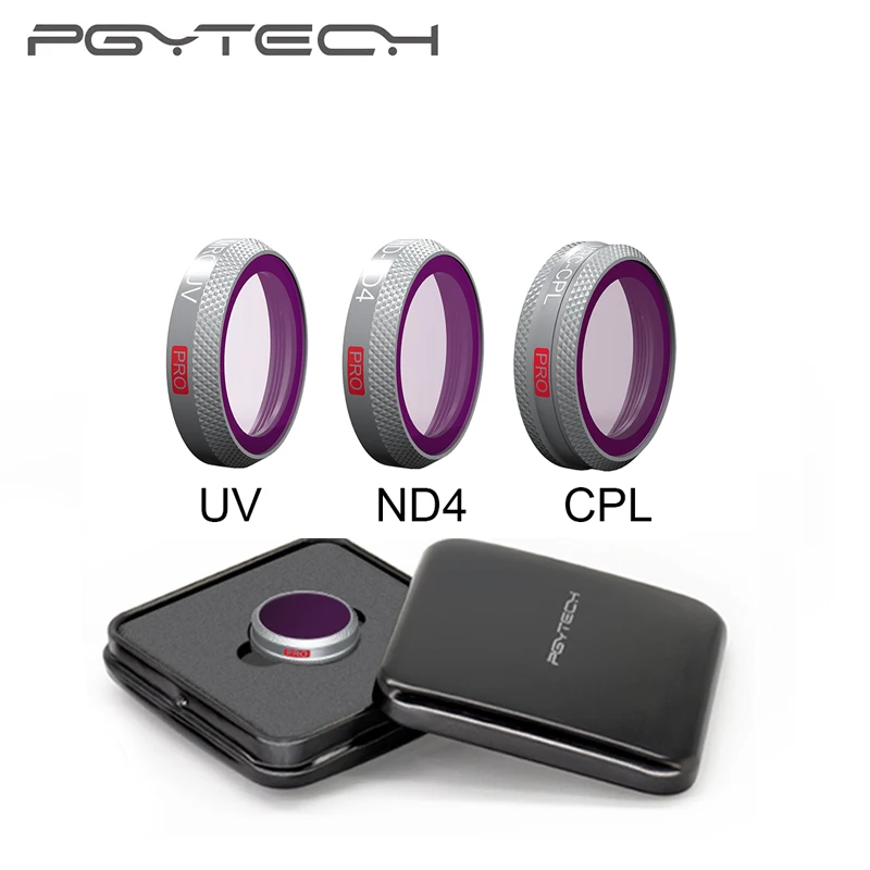 PGYTECH Mavic 2 Zoom фильтр UV CPL ND4 фильтры для DJI Drone профессиональные объектива камеры