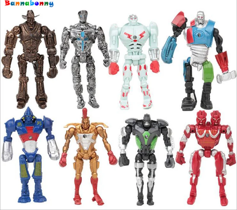 8 шт./партия фигурка настоящая сталь игрушки Atom Movie Zeus Dual Cities Midas робот ПВХ 10 12 см