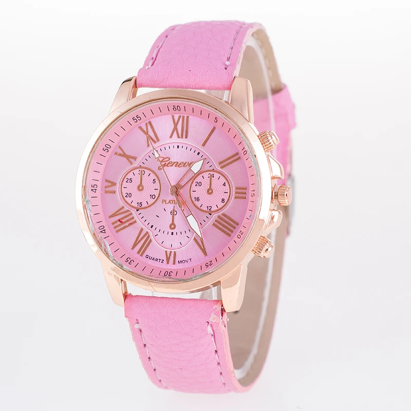 Новинка 2019 известный бренд золотые повседневные кварцевые часы geneva женские с