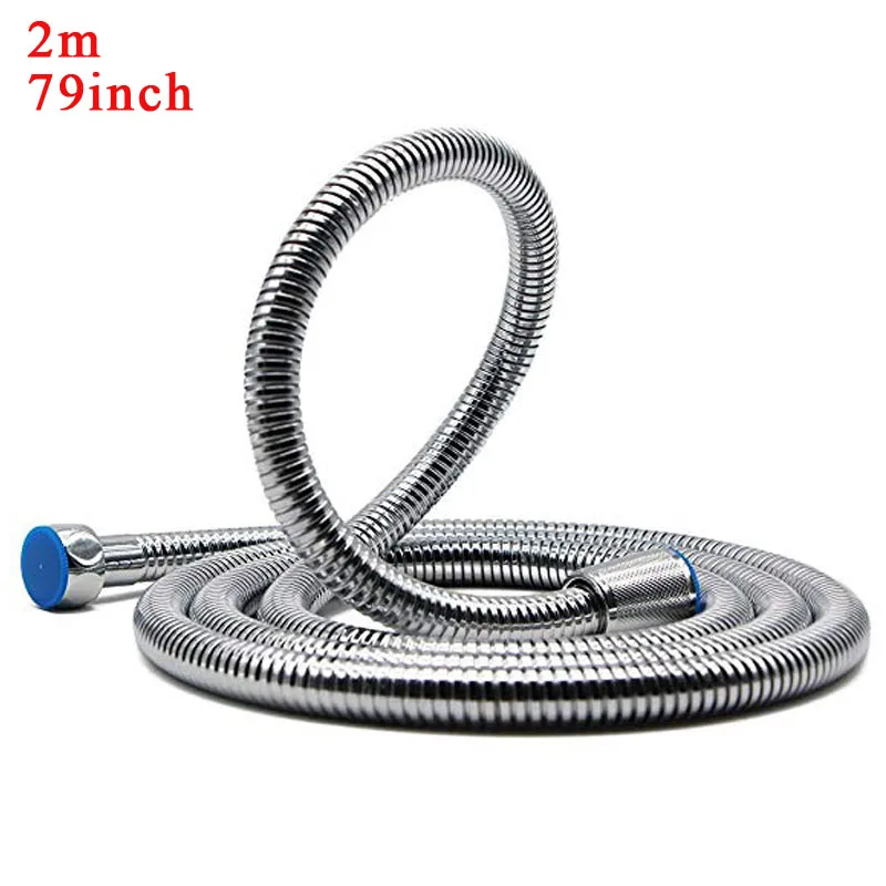 

Shower Hose 2m 79inch Extra Long 18/8 Stainless Steel Handheld Showerhead Hose Replacement with Solid Brass Connector
