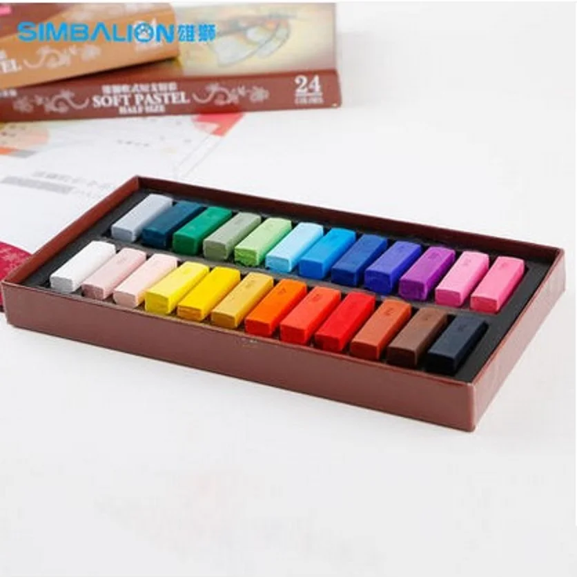 SIMBALION Мягкая Пастель 24 и 48 цветов Master Pastel DIY Краска для волос цветной мел граффити