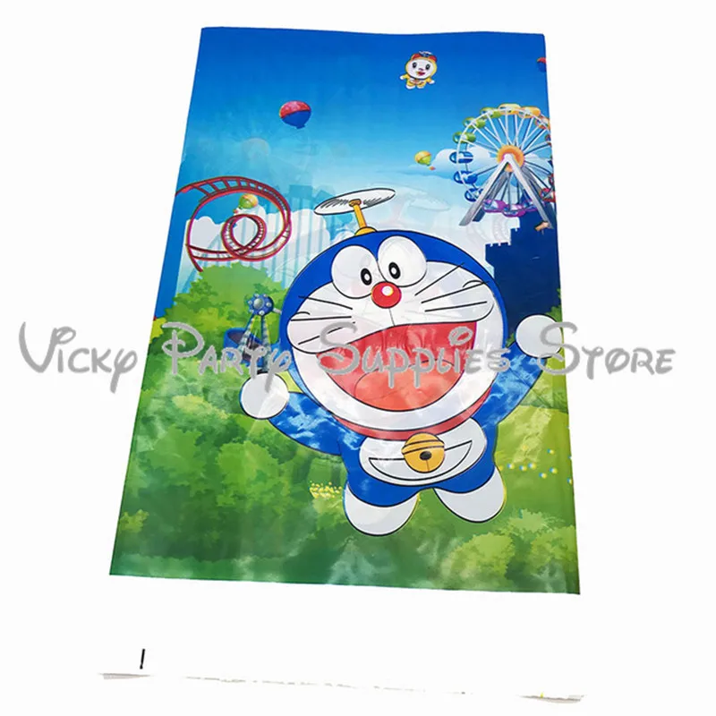Doraemon тема вечерние одноразовые столовые приборы бумажный стаканчик тарелка