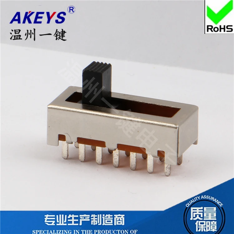 

5 Pcs SS-26F03 (2P6T) toggle switch 6 files No fixed feet 14 feet vertical