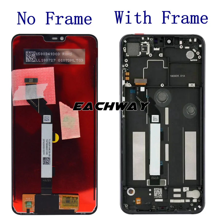 Xiao mi 8 Lite ЖК-дисплей сенсорный экран дигитайзер сборка для Xiao mi 8 Lite lcd 8 Youth 8X mi 8 Lite ЖК-экран Замена