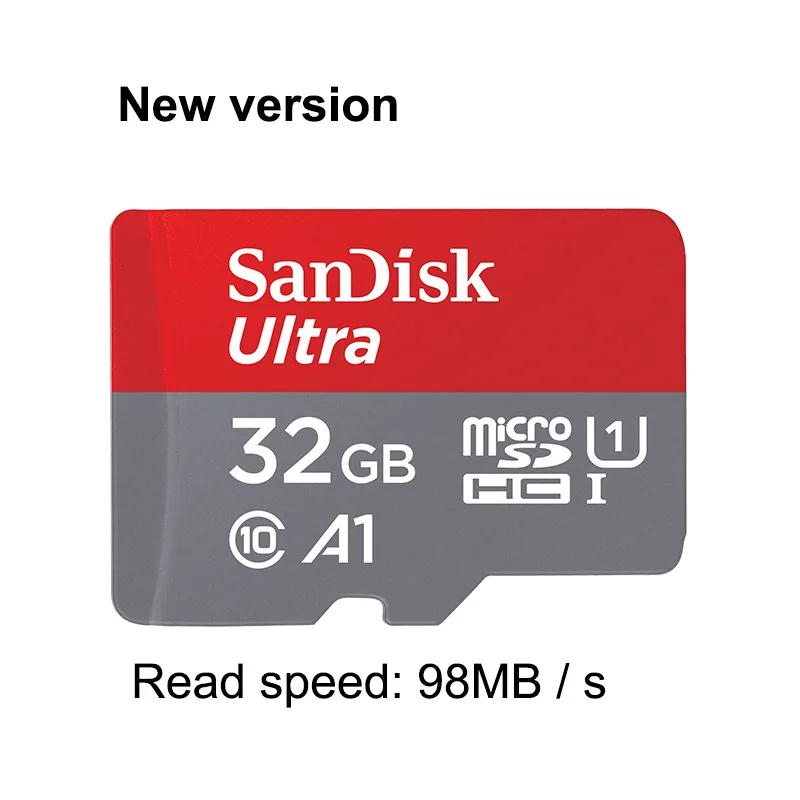 sandisk Micro SD карта 32 Гб класс 10 128 г/64 г SDXC 32 г/16 SDHC TF карта памяти Поддержка Официальная проверка - Емкость: 32GB A1