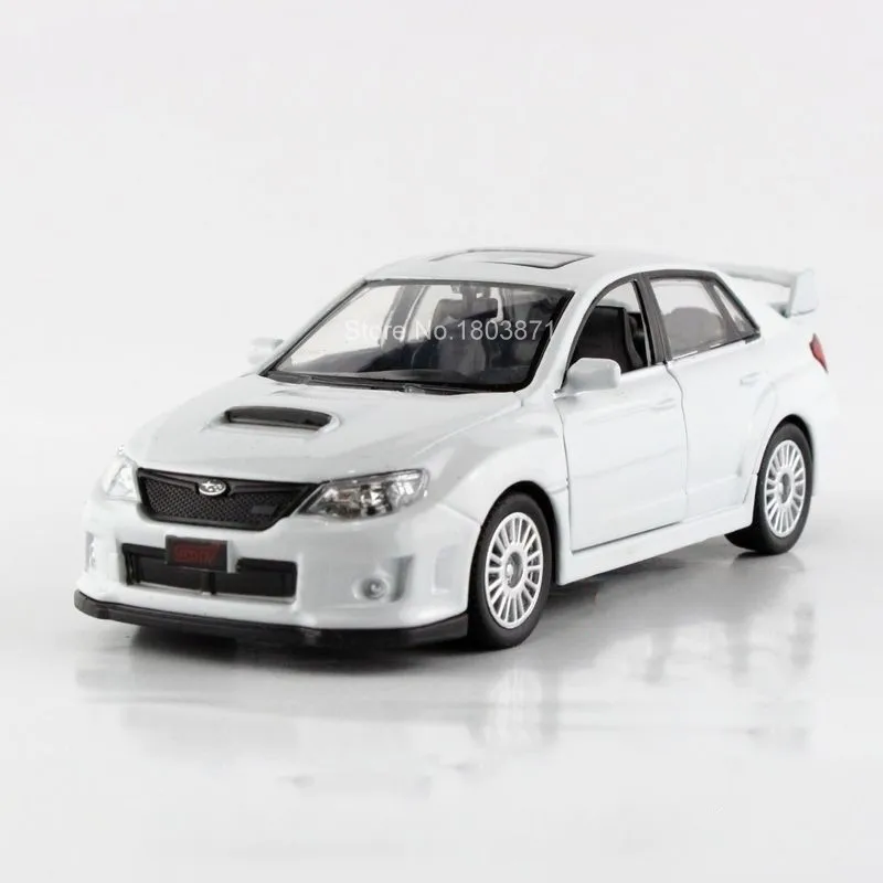 Бесплатная доставка Детские модели автомобилей Subaru WRX STI 1:36 5 дюймов Литые