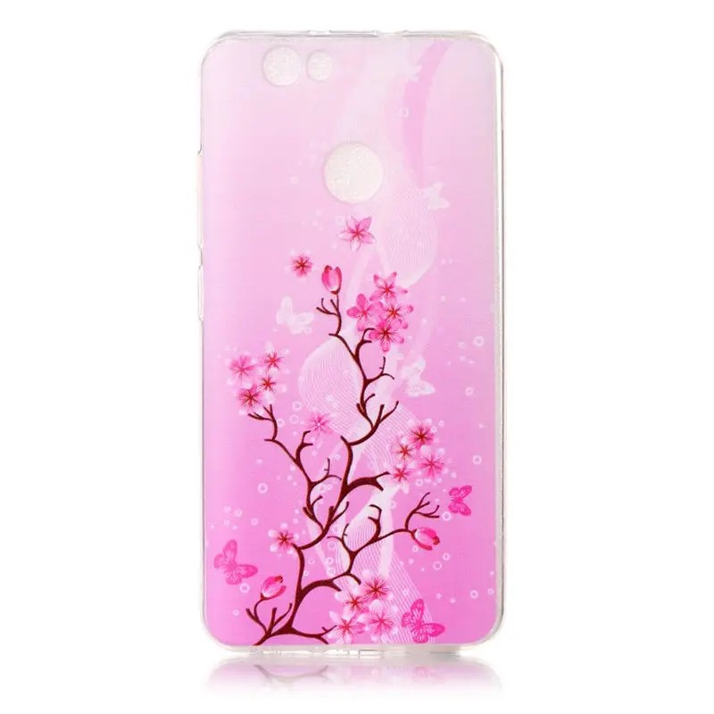 Hot Sale Case For Huawei nova 5.0&quot Soft Silicone Transparent TPU Cartoon Painted Cell Phone Back Cover |