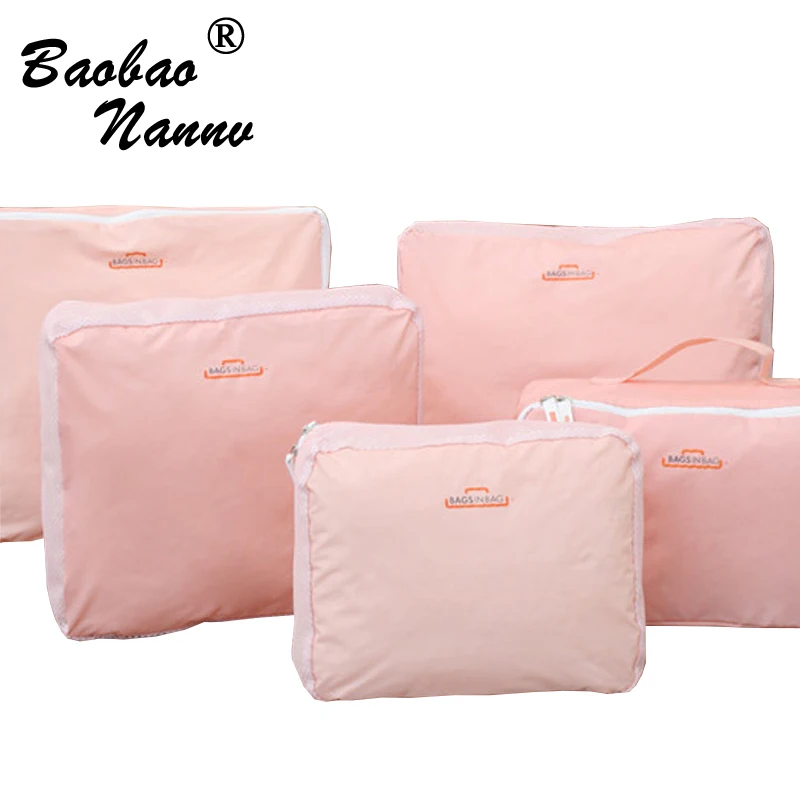 5 шт. один комплект дорожная сумка нейлон Упаковка Куб Системы прочный большой