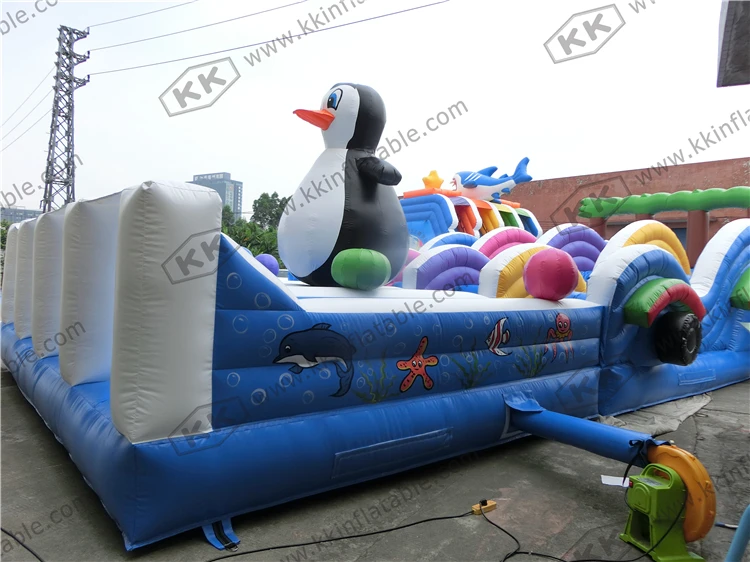 Надувные акулы для взрослых препятствия приключений морского мира|inflatable