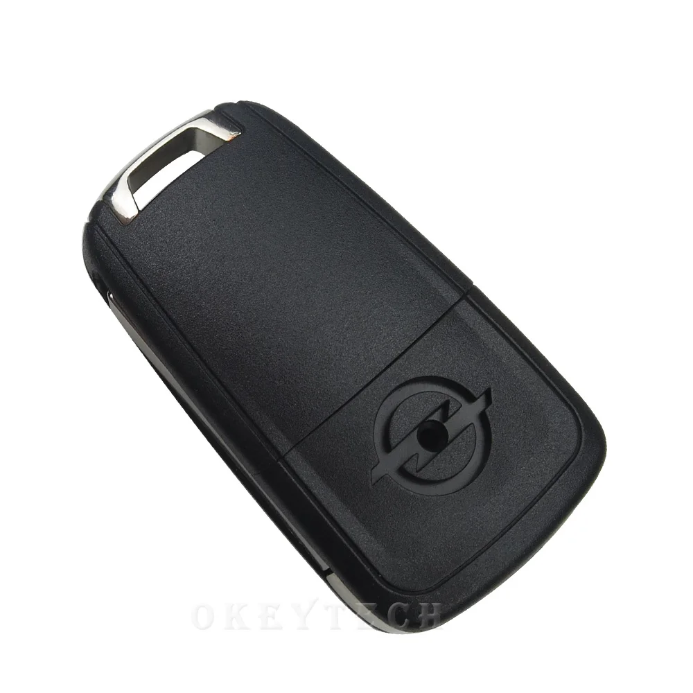 OkeyTech 2/3/34/5 BTN флип дистанционный ключ чехол в виде ракушки для Vauxhall, Opel Insignia Astra J Zafira C Mokka автомобиля Управление Fob чехол Корпус