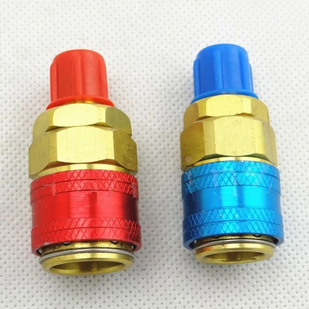 2 шт. Авто быстрой смены навесного оборудования латунь Разъем адаптеры для сим