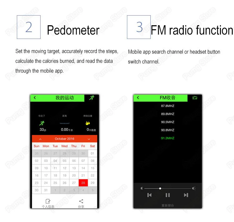 Tayogo IPX8 костная проводимость водонепроницаемый MP3 плеер наушники под водой с радио FM bluetooth шагомер для плавания Спорт
