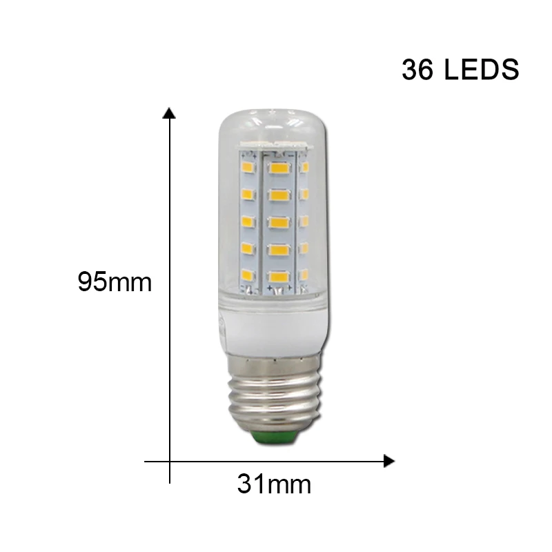 SMD5730 220 В 12 Вт 15 18 20 кукурузы светодиодный лампы E27 E14 Luci но га Condotto La лампада Люстра