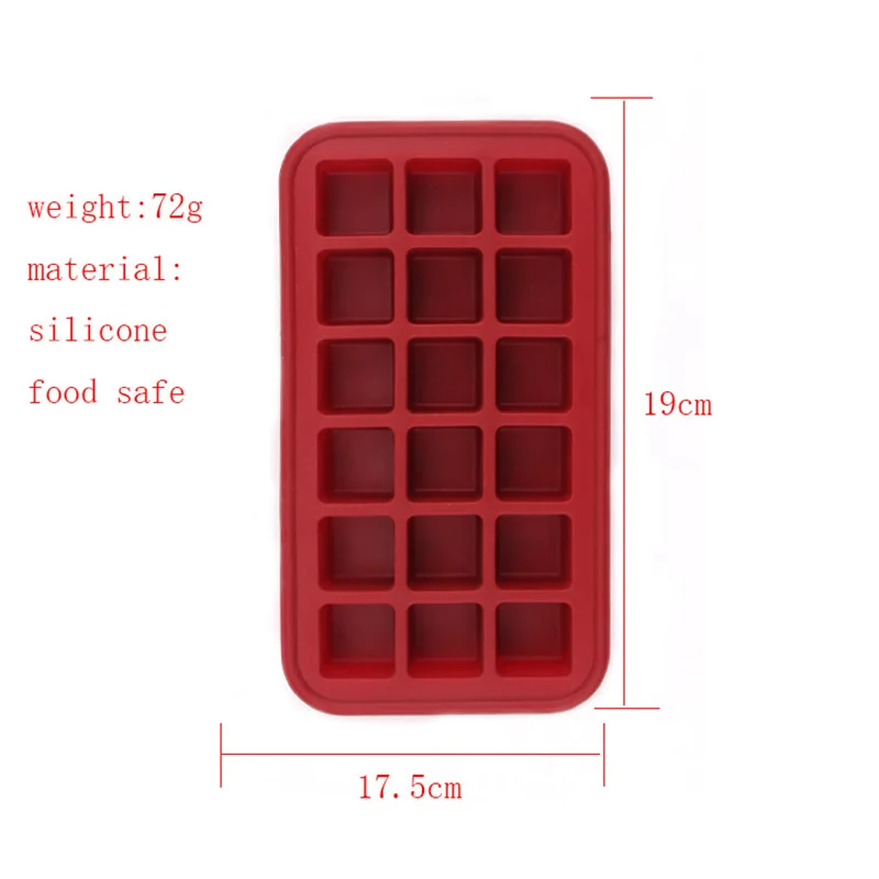 Силиконовая форма для льда DIY креативная силиконовая фруктовый кубик