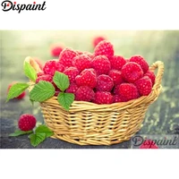 dispaint full squareround drill 5d diy diamond painting fruit strawberry embroidery cross stitch 3d home decor a11088