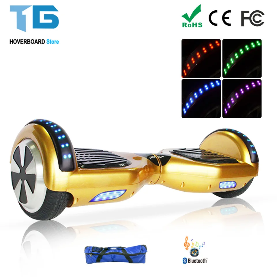 Скутер на ховерборде 6 5 Дюймов 10 дюймов золотистый цвет|inch hoverboard|hoverboard 6.5scooter