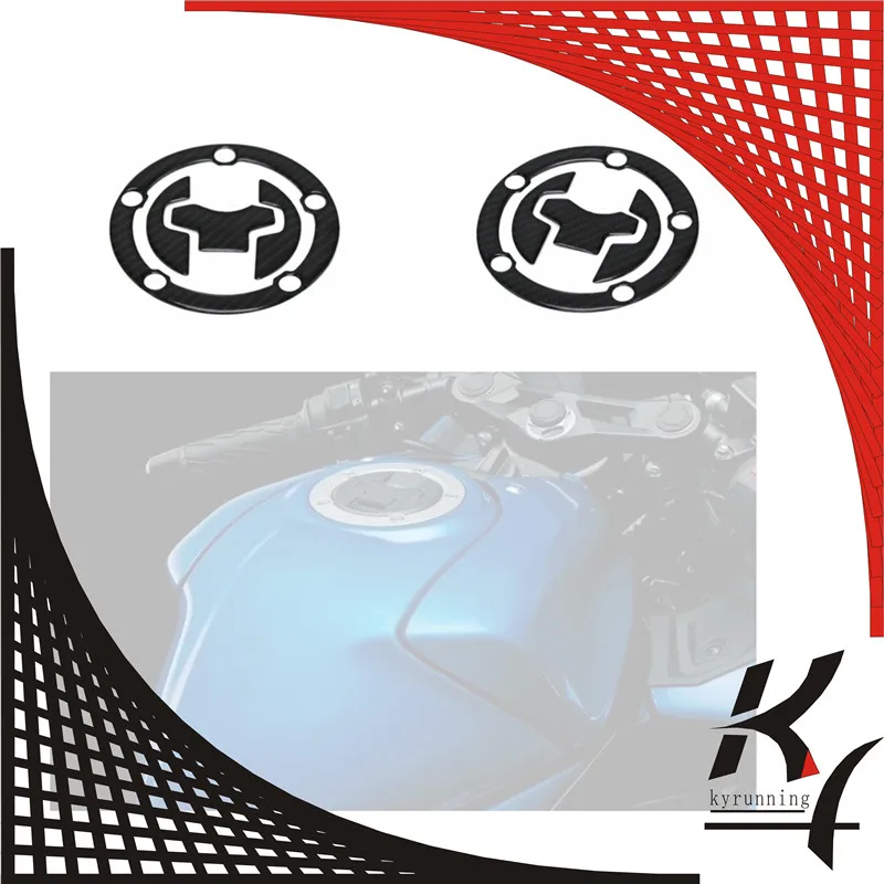 New Carbon Fiber Fuel Gas Tank Cover Pad Sticker Decal for Suzuki GSX-R GSXR 600 750 1000 125 SV650 GSXS 1000/F 17-18 | Автомобили и