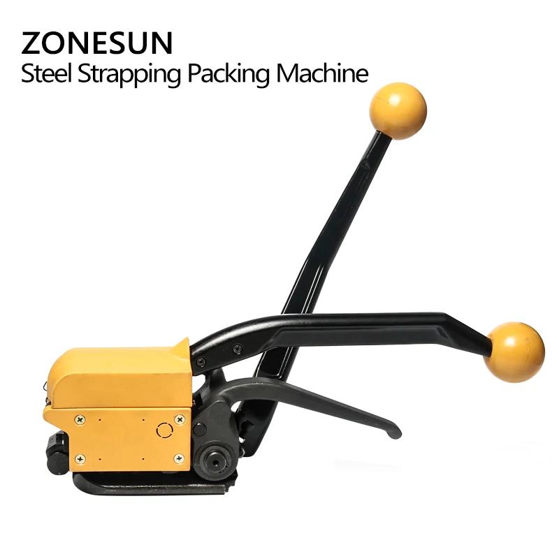 ZONESUN A333 Ручной Стальной обвязочный инструмент стальной ленточный для упаковки