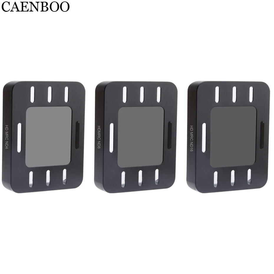 CAENBOO фильтр для экшн камеры нейтральная плотность ND4 ND8 ND16 набор Sony HDR AS50 AS50R AS300 AS300R