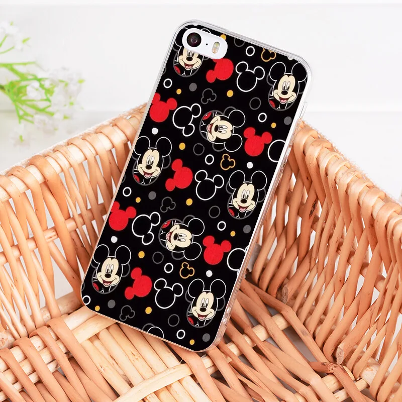 A8 Yinuoda для iphone 7 6 X Чехол Красота поцелуй Микки Минни Мышь поделка-чехол для телефона для iphone 6S, 7, 7 plus, 8, 8 Plus, 4S 5 5S 5C - Цвет: A8