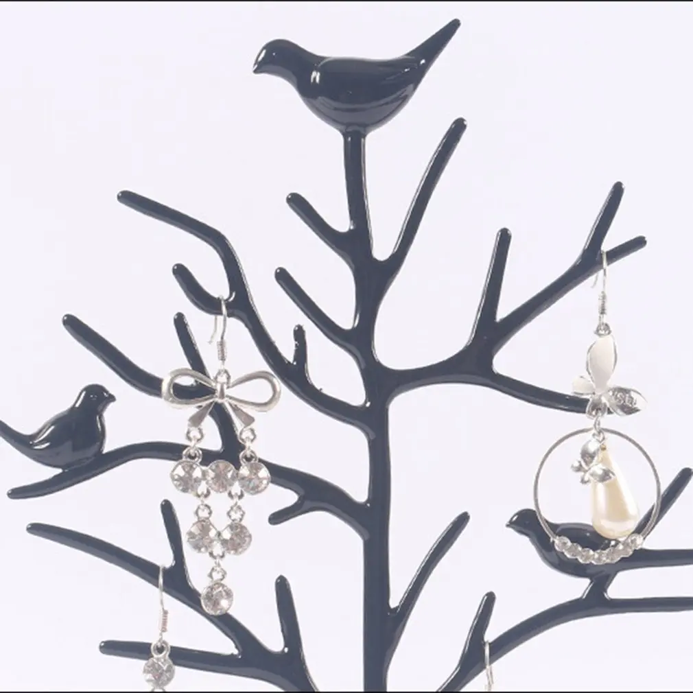 1PC Bird Tree Jewelry Display Stand Earring Necklace Bracelet Rack Holder Key Organizer Storage | Украшения и аксессуары