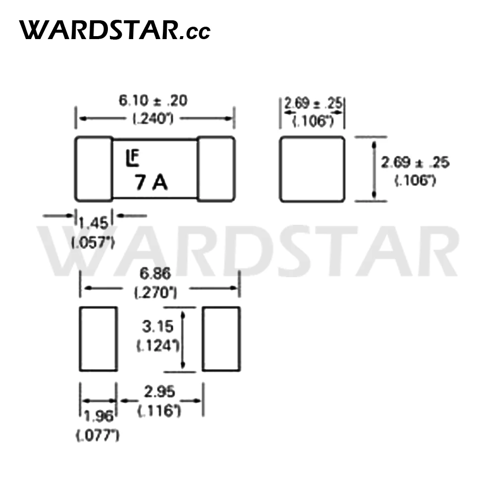 10 шт. 1808 SMD предохранители одноразовые 0451 Ма а 1A 2A 3A 4A 5A 6.3A 7A 8A 10A 15A|Перемычки| |