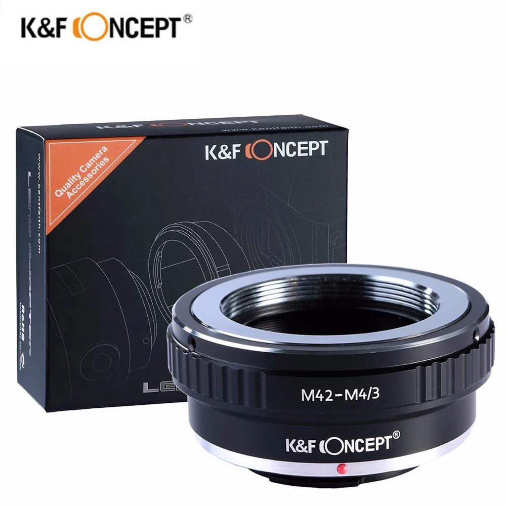 K& F концепция M42 винт адаптер крепления объектива микро 4/3 Four Thirds Системы Камера адаптер, для Olympus1 Panasonic Lumix