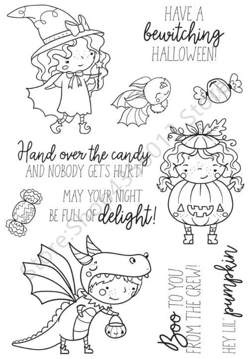 Дракон ведьма прозрачный силиконовый печать DIY Скрапбукинг Фотоальбом