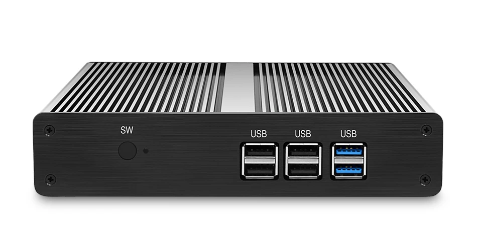 Уход. мини-ПК Intel Celeron N2930 4 Гб DDR3L 60 GB SSD Windows 10 Gigabit Ethernet 300 Мбит/с Wi-Fi HDMI VGA безвентиляторный Micro PC