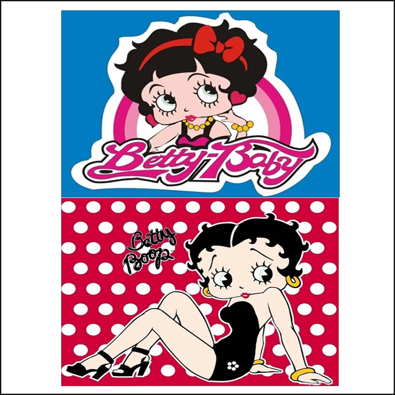 Betty boop Diamant borduurwerk продаж 5D DIY diamant schilderij volledige ХАМ vierkante Home decor стикер Kruissteek