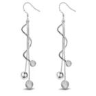 Новое поступление от XIYANIKE, большие фирменные Серьги серебряного цвета с подвессветильник бусинами, серьги для женщин, серьги VES6565